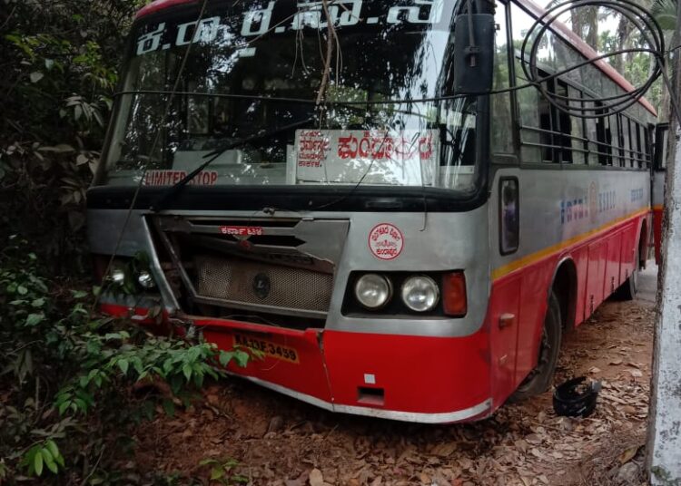 ಬಸ್-ಬೈಕ್ ಢಿಕ್ಕಿ; ಬೈಕ್ ಸವಾರರಿಬ್ಬರ ಸಾವು