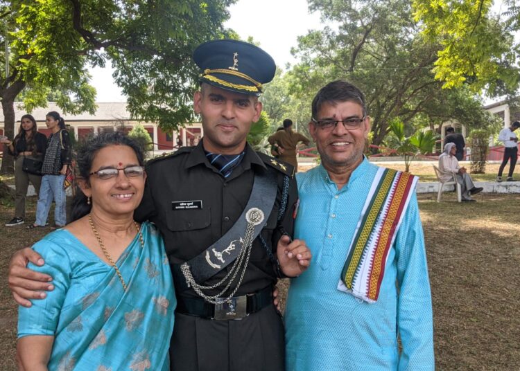 ಭಾರತೀಯ ಸೈನ್ಯದ ಲೆಫ್ಟಿನೆಂಟ್ ಹುದ್ದೆಗೆ ಆಯ್ಕೆ