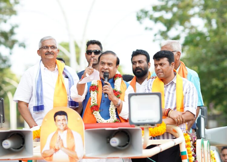 ಉಜಿರೆಯಲ್ಲಿ ಬೋರ್ಗರೆದ ಬಿಜೆಪಿ ಪಡೆ