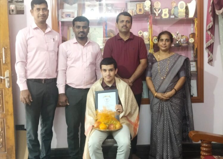 ಎಸ್‌ಎಸ್‌ಎಲ್‌ಸಿ ಸಾಧಕನಿಗೆ ಸಮ್ಮಾನ