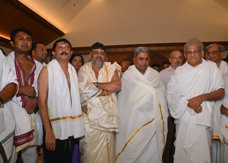 ಮುಖ್ಯಮಂತ್ರಿ ಸಿದ್ಧರಾಮಯ್ಯ ಧರ್ಮಸ್ಥಳ ಭೇಟಿ.