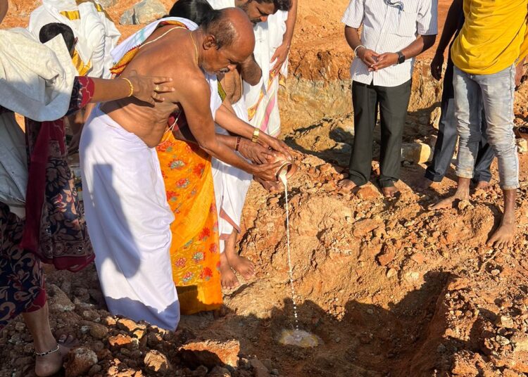 ತ್ಯಾಜ್ಯನೀರು ಸಂಸ್ಕರಣಾ ವಿಸ್ತರಿತ ಘಟಕ ನಿರ್ಮಾಣಕ್ಕೆ ಭೂಮಿಪೂಜೆ