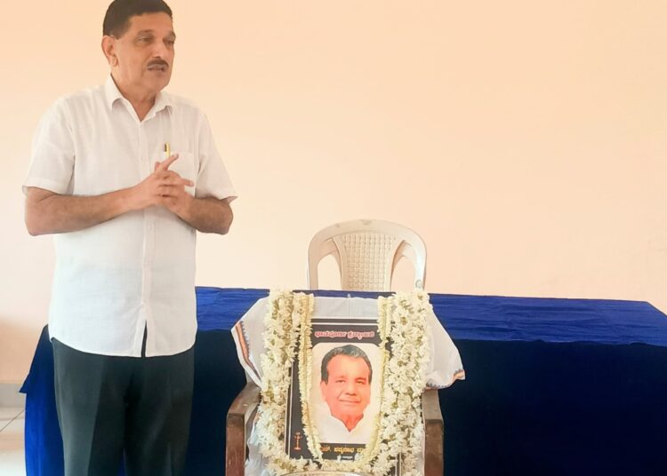 ರಬ್ಬರ್ ಸೊಸೈಟಿ ಪದ್ಮನಾಭ ಎನ್. ಮಾಣಿಂಜರಿಗೆ  ನುಡಿನಮನ